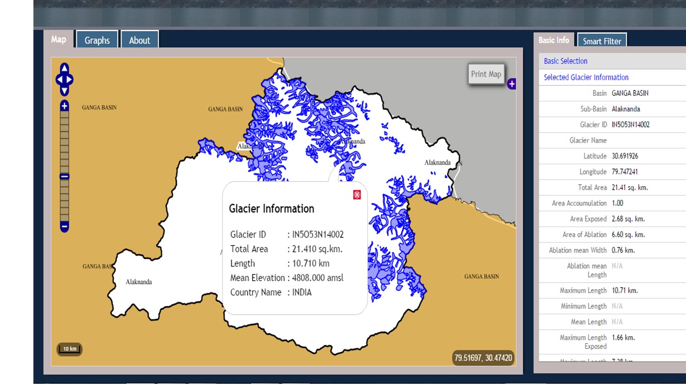 After Selection - Glacier Information